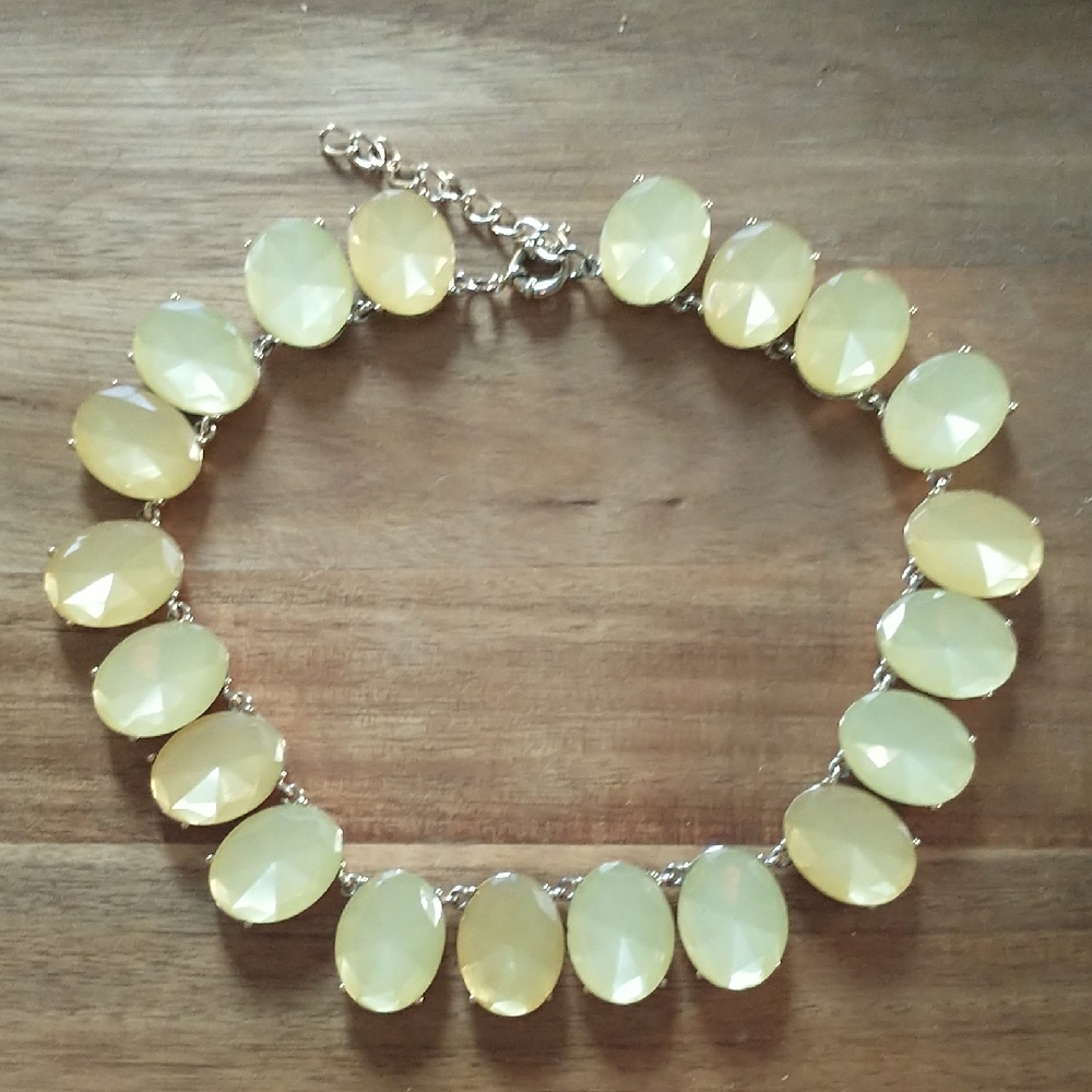 Yellow Glass Necklace